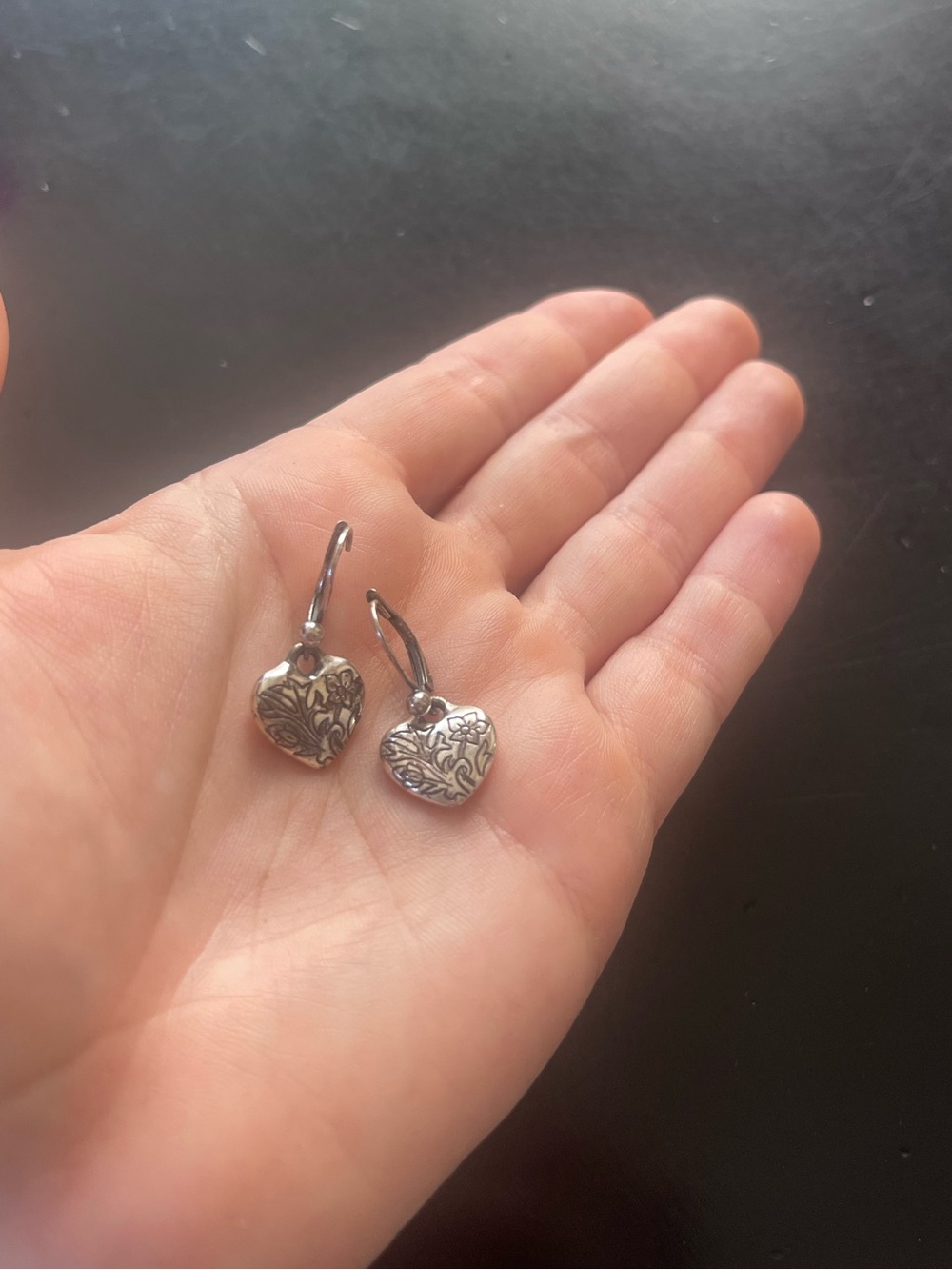 Ralph Lauren Heart Ornate Earrings